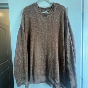 Zenana Outfitters Brown Crewneck Sweater